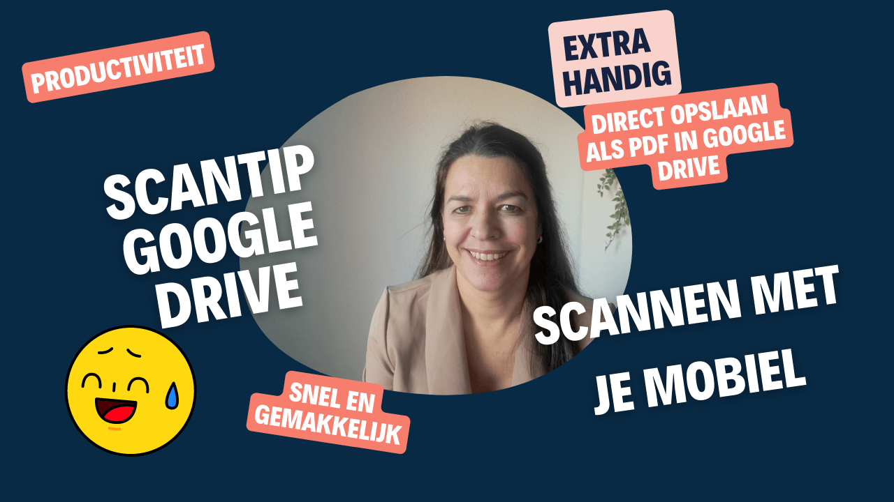 blog scannen met google drive op telefoon