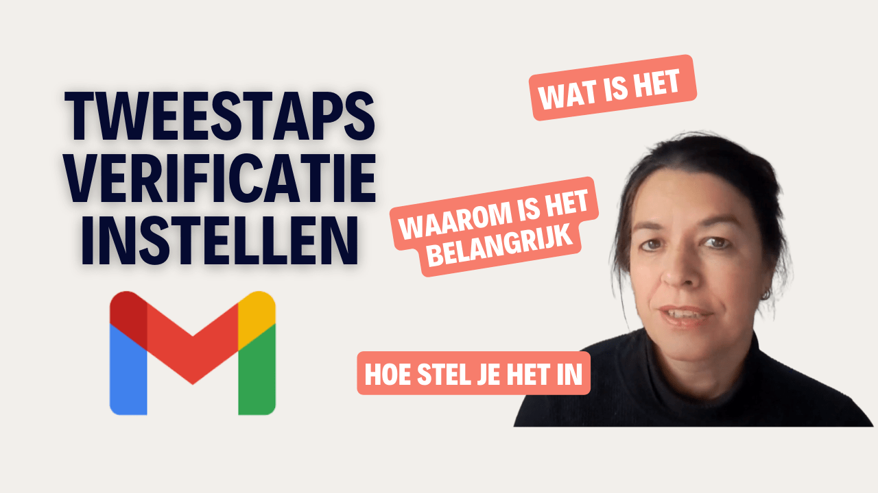 tweestapsverificatie gmail instellen