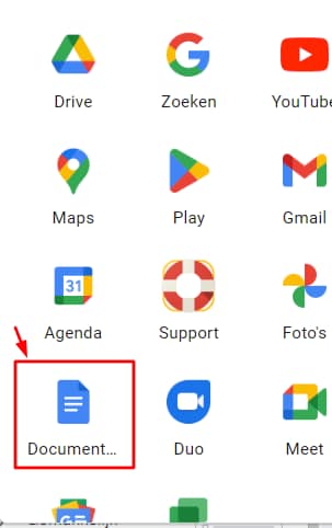 kies voor Documenten kies voor Documenten