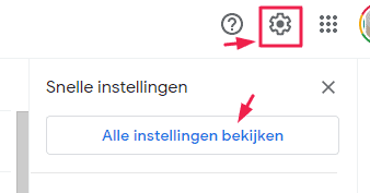 instellingen bekijken instellingen bekijken