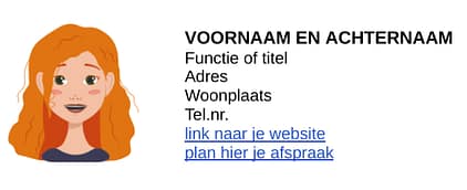 emailhandtekening voorbeeld emailhandtekening voorbeeld