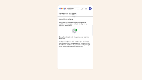 verificatie in 2 stappen verificatie in 2 stappen
