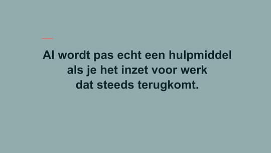 ai hulpmiddel voor terugkerend werk ai hulpmiddel voor terugkerend werk