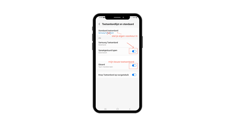 zet spraakgestuurd typen aan en kies je toetsenbord zet spraakgestuurd typen aan en kies je toetsenbord